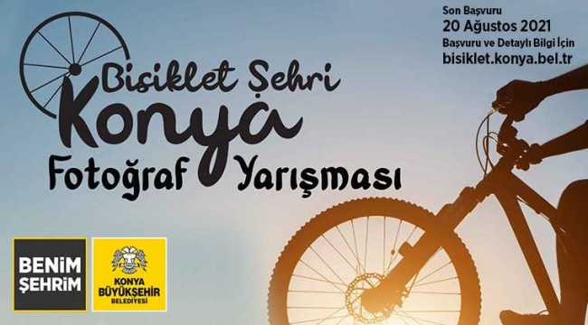 Büyükşehir'den "Bisiklet Şehri Konya" Temalı Fotoğraf Yarışması
