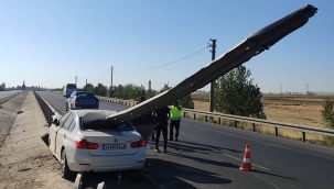 AKŞEHİR'DE KORKUNÇ KAZA 