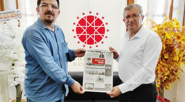 YAZI İŞLERİ MÜDÜRÜMÜZ ŞAHİN'DEN İLETİŞİM BAŞKANLIĞI'NA ZİYARET