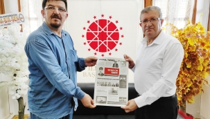 YAZI İŞLERİ MÜDÜRÜMÜZ ŞAHİN'DEN İLETİŞİM BAŞKANLIĞI'NA ZİYARET