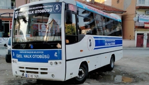 AKŞEHİR'DE ÖZEL HALK OTOBÜSLERİ YENİDEN YOLLARDA