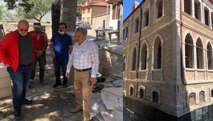 AKŞEHİR PAPAZ EVİ RESTORESİ DEVAM EDİYOR