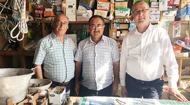 BAŞKAN ALİ KONAK ESNAFLA FİKİR ALIŞVERİŞİNDE