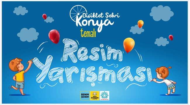Büyükşehir'den 4. Sınıflar İçin "Bisiklet Şehri Konya" Resim Yarışması