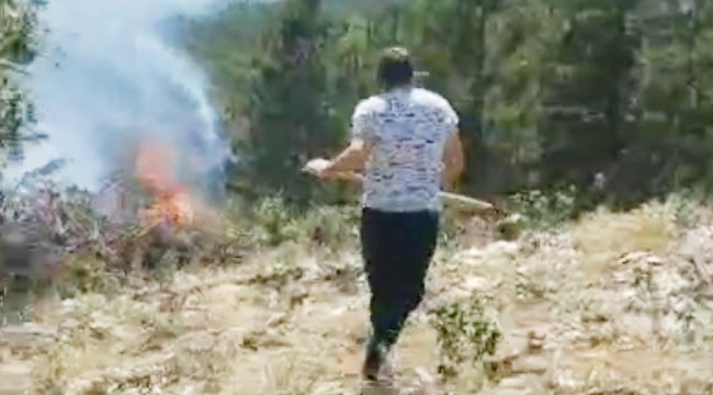 DOĞANHİSAR'DA ÇIKAN YANGIN BÜYÜMEDEN SÖNDÜRÜLDÜ