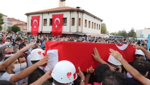 ŞEHİDİMİZİ EBEDİYETE UĞURLADIK