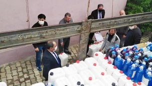 YUNAK'TA OKULLARA TEMİZLİK VE HİJYEN MALZEMESİ DESTEĞİ