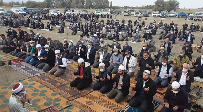 KARABULUT'TA "YAĞMUR" İÇİN ELLER SEMAYA AÇILDI