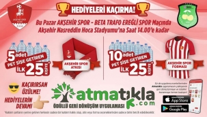 AKŞEHİR BELEDİYESİ'NDEN FORMA HEDİYESİ