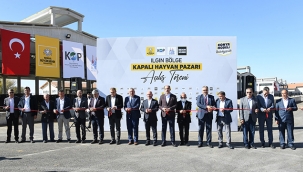 ILGIN KAPALI HAYVAN PAZARI AÇILDI