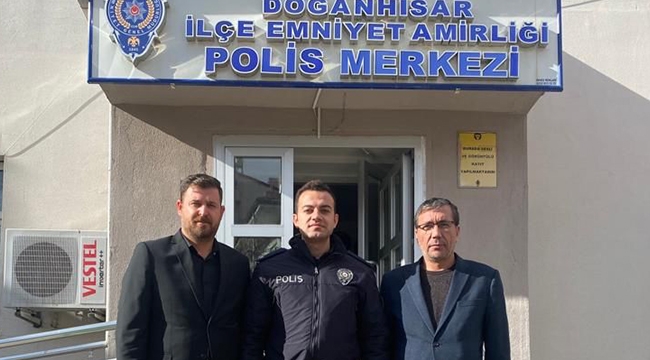 BAŞKAN AKÇA'DAN DOĞANHİSAR EMNİYET'E ZİYARET