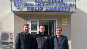 BAŞKAN AKÇA'DAN DOĞANHİSAR EMNİYET'E ZİYARET