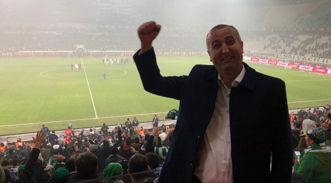 BAŞKAN KONAK, KONYASPOR İLE SEVİNDİ!