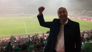 BAŞKAN KONAK, KONYASPOR İLE SEVİNDİ!