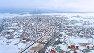 O İLÇEMİZDEN KAR MANZARALARI