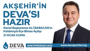 ALİ BABACAN AKŞEHİR'E GELİYOR !