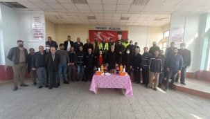 BAŞKAN AKBUĞA, YENİ YILA PERSONELLE GİRDİ