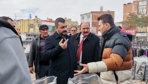 CHP PM ÜYESİ EREN ERDEM ILGIN'DA ESNAF VE VATANDAŞLARLA BULUŞTU