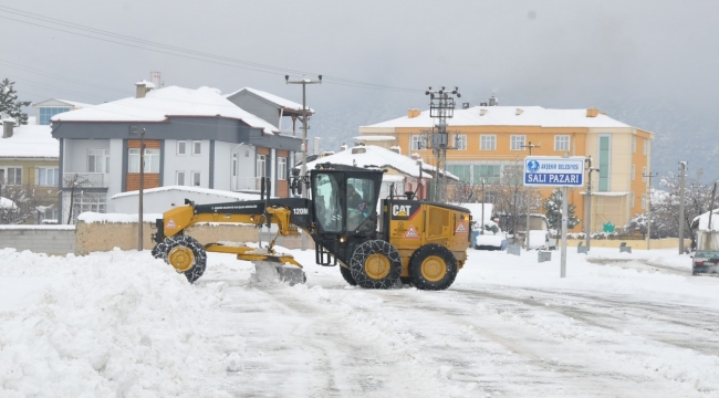 Akşehir'de Beyaz Bereket Temizlik Çalışmaları Sürüyor