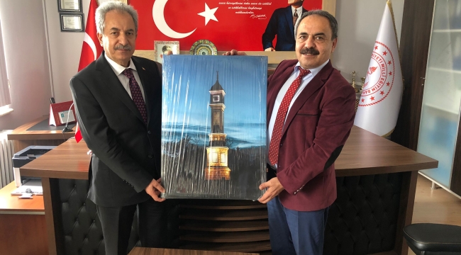 BAŞKAN AKKAYA'DAN İŞCAN'A ZİYARET