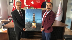 BAŞKAN AKKAYA'DAN İŞCAN'A ZİYARET