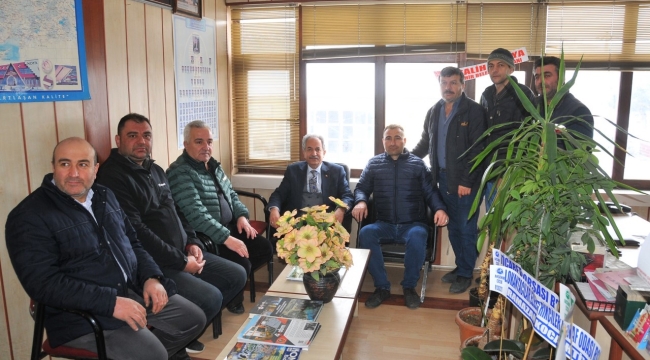 Başkan Akkaya'dan Marangoz ve Mobilyacılar Odası'na Hayırlı Olsun Ziyareti