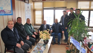 Başkan Akkaya'dan Marangoz ve Mobilyacılar Odası'na Hayırlı Olsun Ziyareti