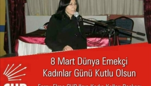 BAŞKAN ELMA'DAN 8 MART MESAJI