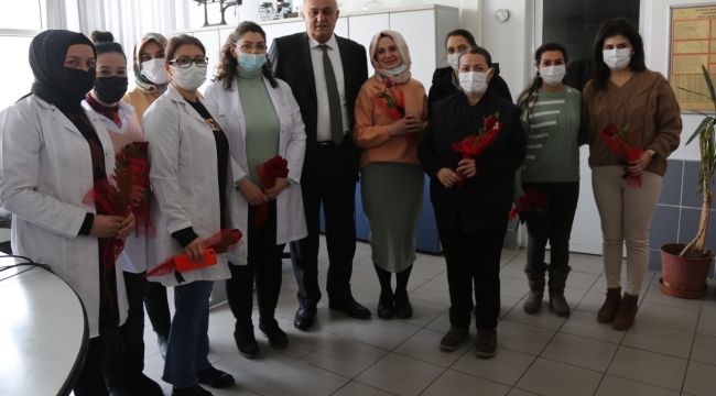 BAŞKAN RAMAZAN ERKOYUNCU, KONYA ŞEKER'DE ÇALIŞAN KADINLARIN DÜNYA KADINLAR GÜNÜNÜ KUTLADI