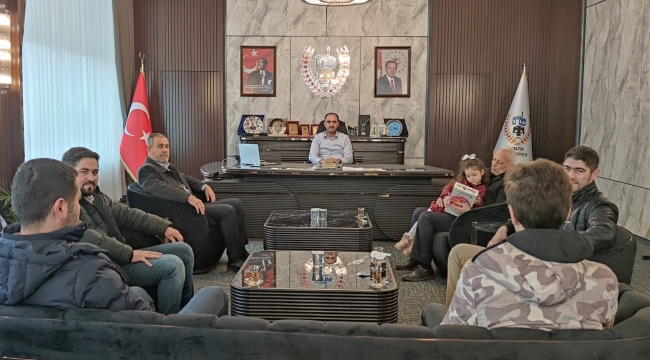 ÇELTİK'DE YENİ BELEDİYE BİNASINA HAYIRLI OLSUN ZİYARETLERİ DEVAM EDİYOR
