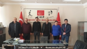 DİSK-EMEKLİ SEN'DEN CHP VE İYİ PARTİ AKŞEHİR'E ZİYARET