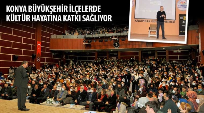 Konya Büyükşehir İlçelerde Kültür Hayatına Katkı Sağlıyor