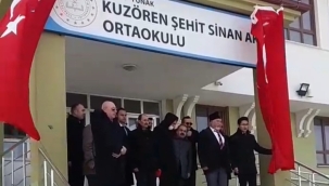 ŞEHİDİMİZİN İSMİ OKULDA YAŞAYACAK