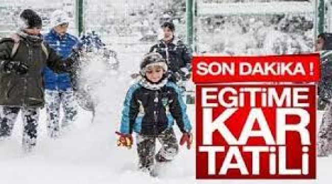 AKŞEHİR,YUNAK VE TUZLUKÇU'DA KAR TATİLİ