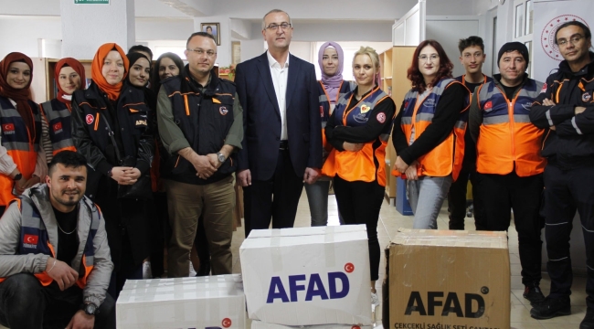 AFAD GÖNÜLLERİ YUNAK'DA