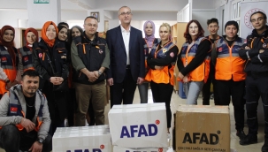 AFAD GÖNÜLLERİ YUNAK'DA