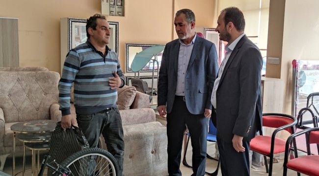 BAŞKAN MEŞE'DEN ESNAF ZİYARETİ