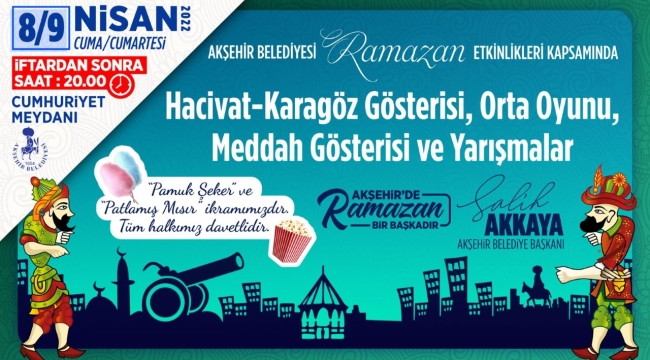 Geleneksel Ramazan Eğlenceleri Bu Akşam Başlıyor