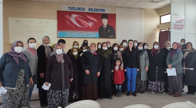 KADINLAR, EĞİTİM PROGRAMINA YOĞUN İLGİ GÖSTERDİ