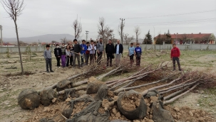 KUZÖREN ŞEHİT SİNAN AKTAY ORTAOKULU YEŞİLLENİYOR