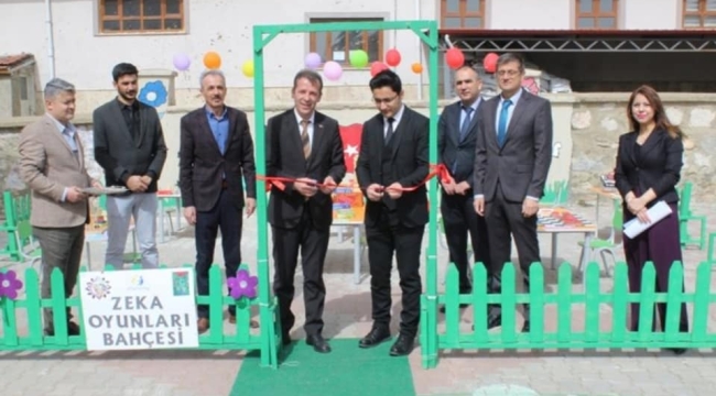 ZEKA OYUNLARI BAHÇESİ AÇILDI 