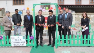 ZEKA OYUNLARI BAHÇESİ AÇILDI 