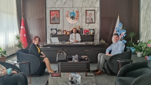 AKŞEHİR YAPI KREDİ BANKASINDAN BAŞKAN MEŞE'YE ZİYARET 