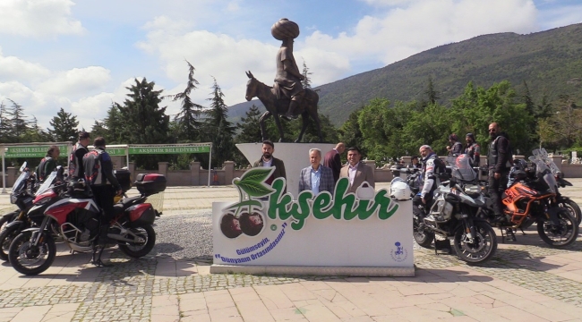 İzmir Motosiklet Kulübü Üyeleri Akşehir'e Hayran kaldı 