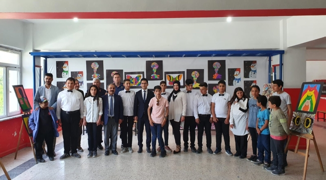 ÖZEL EĞİTİM ÖĞRENCİLERİNDEN ÖZEL SERGİ