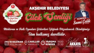 Akşehir Belediyesi Çilek Şenliği Düzenliyor 
