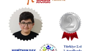 AKŞEHİR BİLSEM'DEN  BİR TÜRKİYE DERECESİ DAHA 