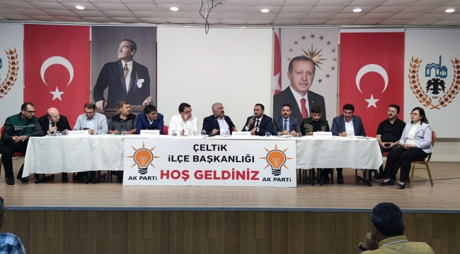 ÇELTİK'DE İSTİŞARE VE DEĞERLENDİRME TOPLANTISI YAPILDI 