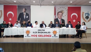 ÇELTİK'DE İSTİŞARE VE DEĞERLENDİRME TOPLANTISI YAPILDI 