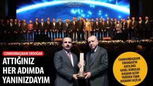 Cumhurbaşkanı Erdoğan'ın Katıldığı Genel Kurulda Başkan Altay Yeniden TDBB Başkanı Seçildi 